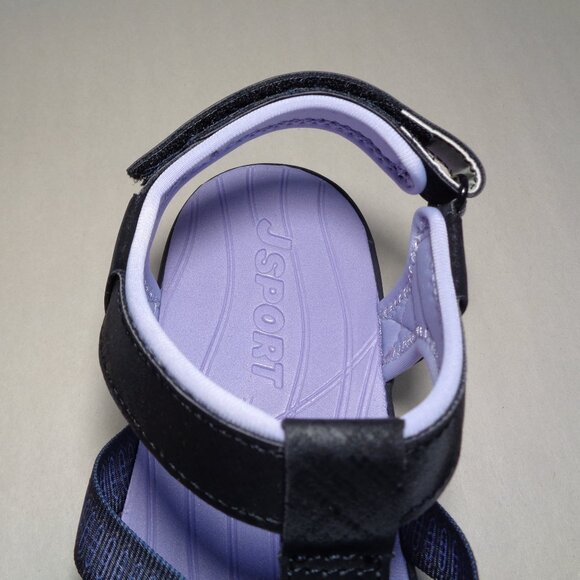 JSport by Jambu Size 6 M KAIA Black / Purple Geometric Sandals New Women's Shoes - Picture 15 of 16